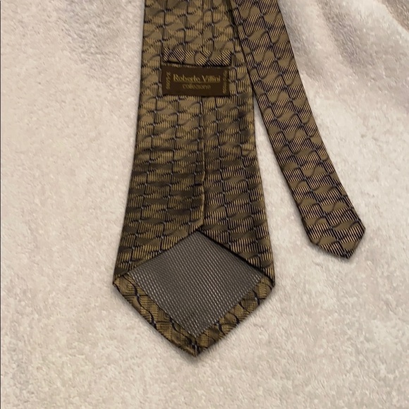 Robert Villini Men’s Silk Tie X-Long Collezione - Picture 3 of 3